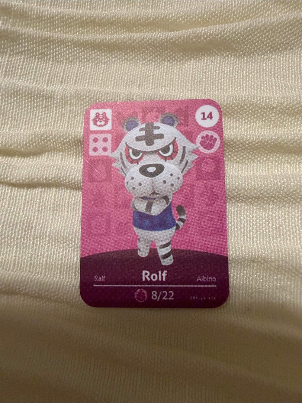 Rolf Animal Crossing Amiibo Card Unofficial Villager NFC